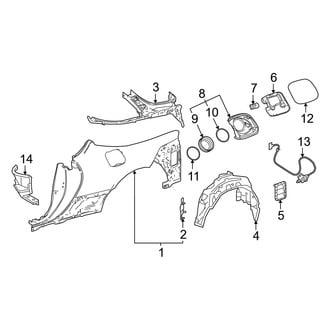 Lexus OE - Quarter Panel & Components (Convertible)