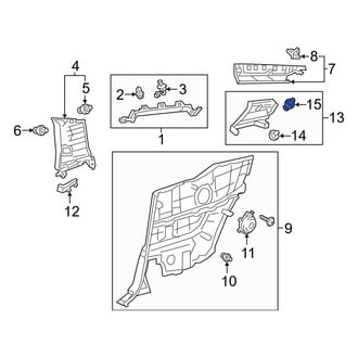 Lexus OE - Body B-Pillar Trim Panel Clip