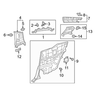 Lexus OE - Quarter Panel - Interior Trim
