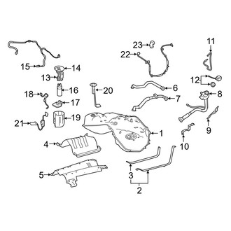Lexus OE - Fuel System Components
