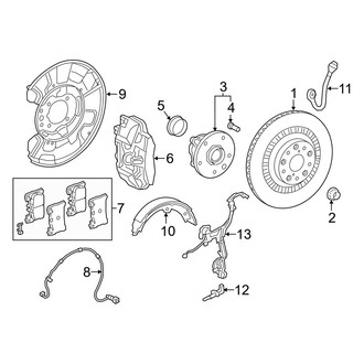Lexus OE - Rear Suspension - Brake Components