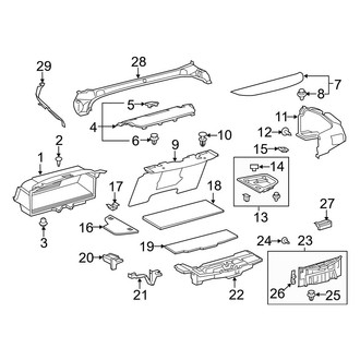 Lexus OE - Rear Body & Floor - Interior Trim