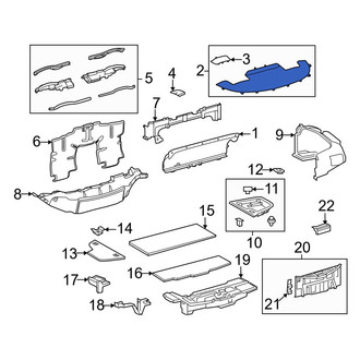 Lexus OE - Rear Package Tray Trim
