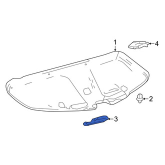 Lexus OE - Rear Deck Lid Handle