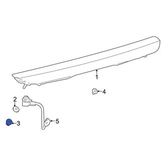 Lexus OE - Center High Mount Stop Light Nut
