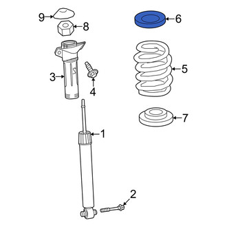 Lexus OE - Rear Upper Coil Spring Insulator