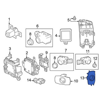 Lexus OE - Rear Outer Parking Aid Sensor Housing