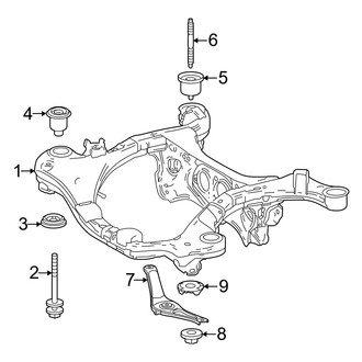 Lexus OE - Rear Suspension - Suspension Mounting
