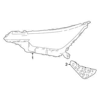 Lexus OE - Front Lamps - Headlamp Components