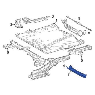 Lexus OE - Rear Center Floor Pan Crossmember