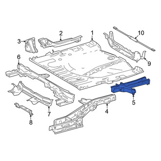 Lexus OE - Rear Left Frame Rail End