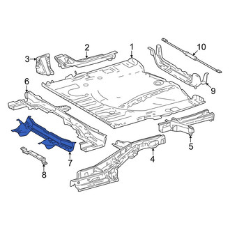 Lexus OE - Rear Center Floor Pan Crossmember