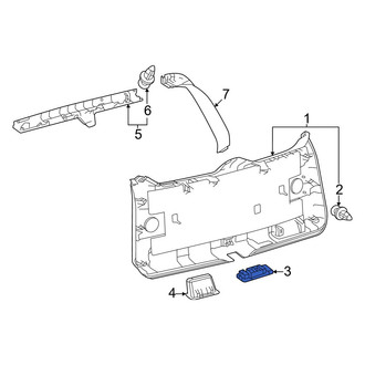 Lexus OE - Rear Liftgate Trim Cover