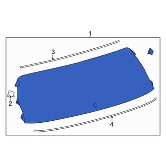 Lexus OE - Rear Liftgate Glass