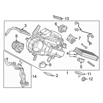 Lexus OE - Air Conditioner & Heater - Rear Heater