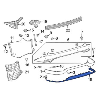 Lexus OE - Rear Valance Panel