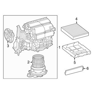 Lexus OE - Air Conditioner & Heater - Blower Motor & Fan