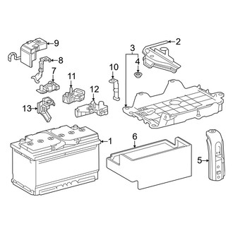 Lexus OE - Electrical - Battery (Conventional)