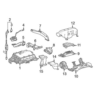 Lexus OE - Electrical Components (DC/DC Converter & Charger)