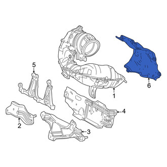 Lexus OE - Rear Catalytic Converter Heat Shield
