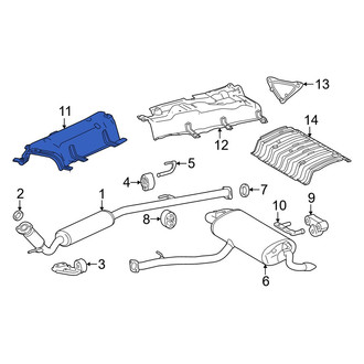 Lexus OE - Front Floor Pan Heat Shield