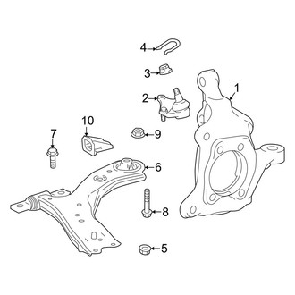 Lexus OE - Front Suspension - Suspension Components
