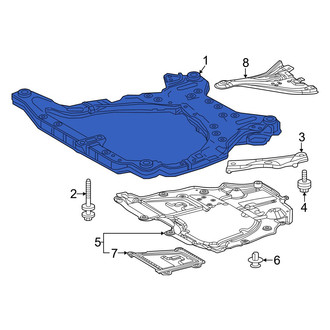 Lexus OE - Rear Suspension Subframe Crossmember