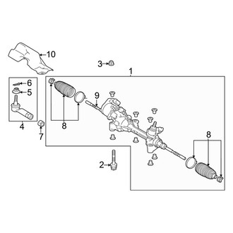 Lexus OE - Steering Gear & Linkage (Front)