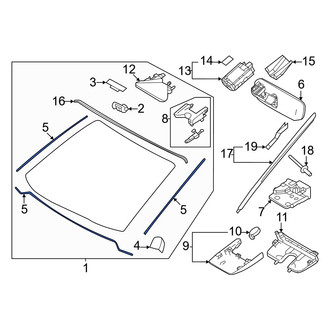 Lexus OE - Windshield Insulator