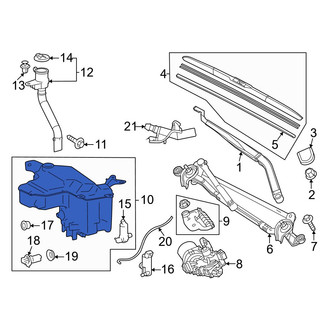 Lexus OE - Washer Fluid Reservoir