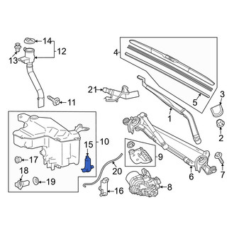 Lexus OE - Windshield Washer Pump