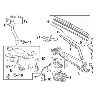 Lexus OE - Windshield - Wiper & Washer Components