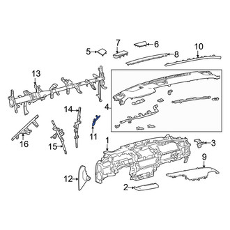 Lexus OE - Left Instrument Panel Molding