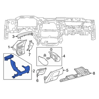 Lexus OE - Left Outer Instrument Panel Pad