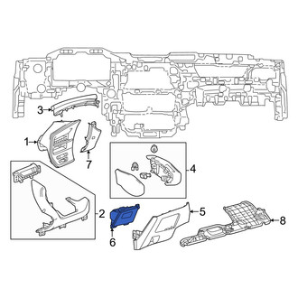 Lexus OE - Instrument Panel Coin Holder