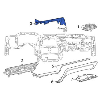 Lexus OE - Center Instrument Panel Trim Panel