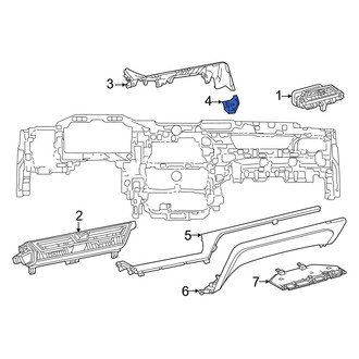 Lexus OE - Center Instrument Panel Trim Panel