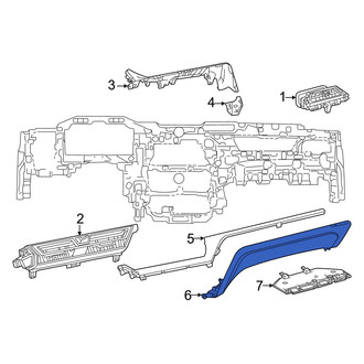 Lexus OE - Right Instrument Panel Trim Panel