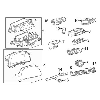 Lexus OE - Instrument Panel - Cluster & Switches