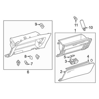 Lexus OE - Instrument Panel - Glove Box