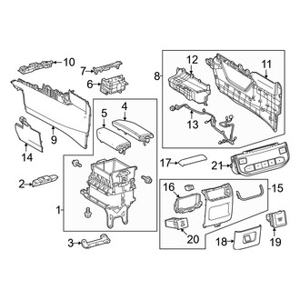 Lexus OE - Center Console (Lower Trim & Base)