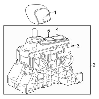 Lexus OE - Automatic Transmission Shift Lever