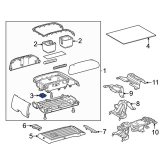 Lexus OE - Center Console Latch