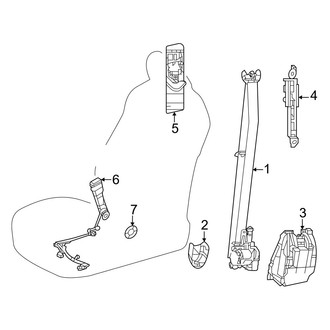 Lexus OE - Restraint Systems - Front Seat Belts