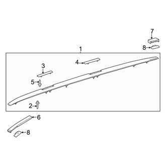 Lexus OE - Roof - Exterior Trim (Panoramic Roof)