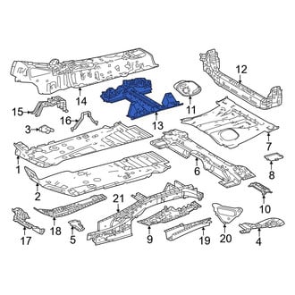 Lexus OE - Front Left Floor Pan Reinforcement