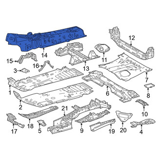 Lexus OE - Front Center Floor Pan