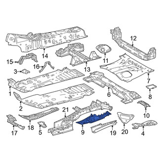 Lexus OE - Center Right Floor Extension