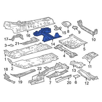 Lexus OE - Front Left Floor Pan Reinforcement