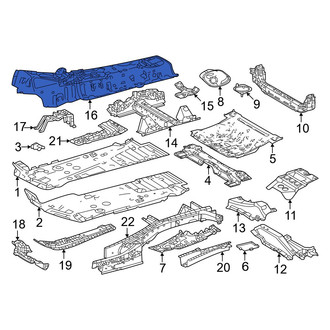 Lexus OE - Front Center Floor Pan